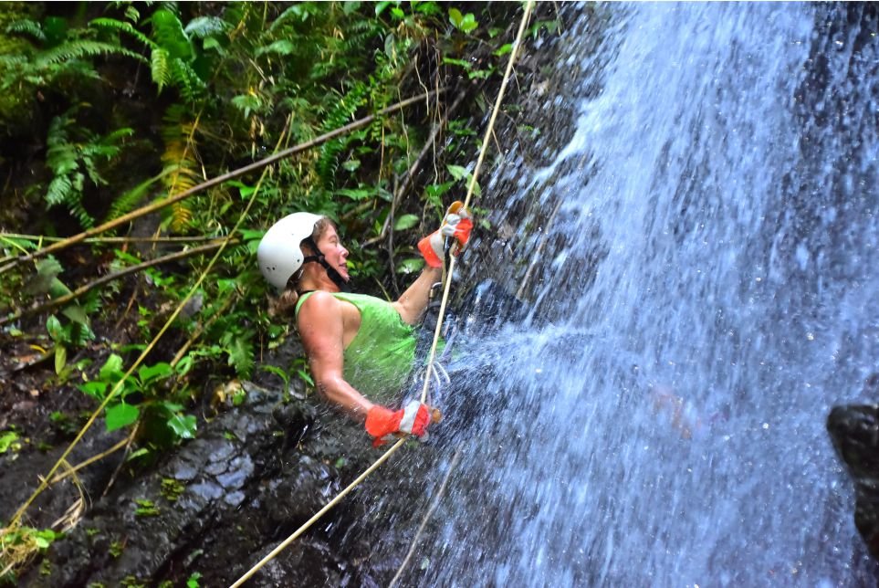 Waterfall rappel