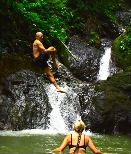 Costa Rica waterfalls and jungle